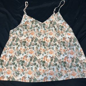 Super cute floral summer tank